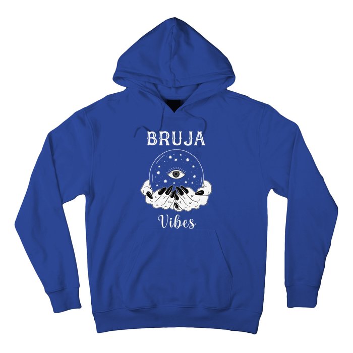 Bruja Vibes Mexican Dia De Muertos Halloween Bruja Hoodie