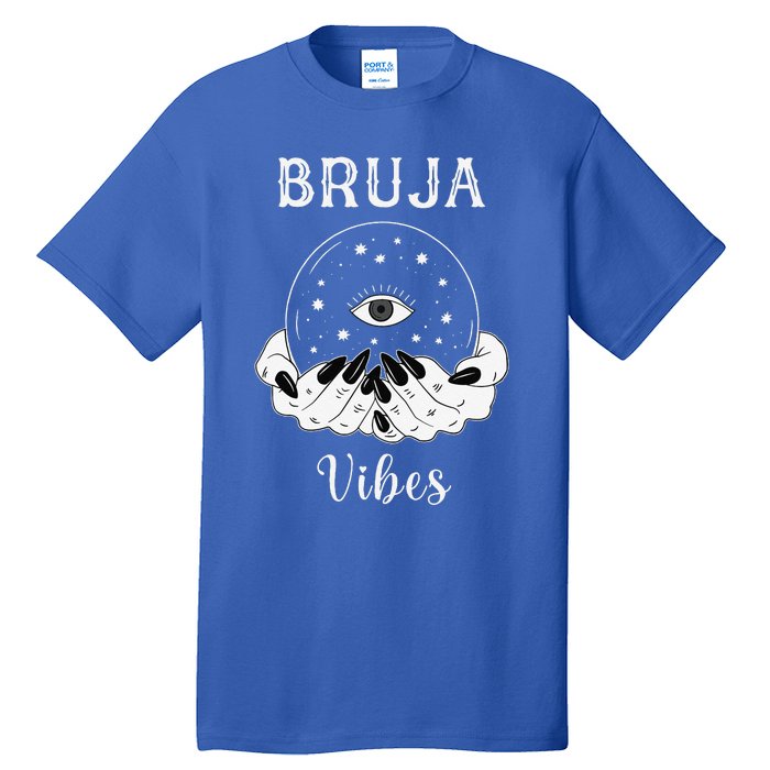 Bruja Vibes Mexican Dia De Muertos Halloween Bruja Tall T-Shirt