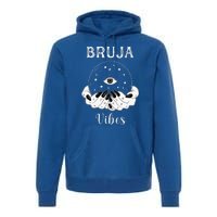 Bruja Vibes Mexican Dia De Muertos Halloween Bruja Premium Hoodie