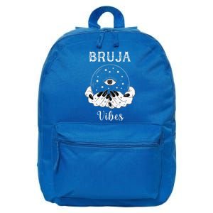 Bruja Vibes Mexican Dia De Muertos Halloween Bruja 16 in Basic Backpack