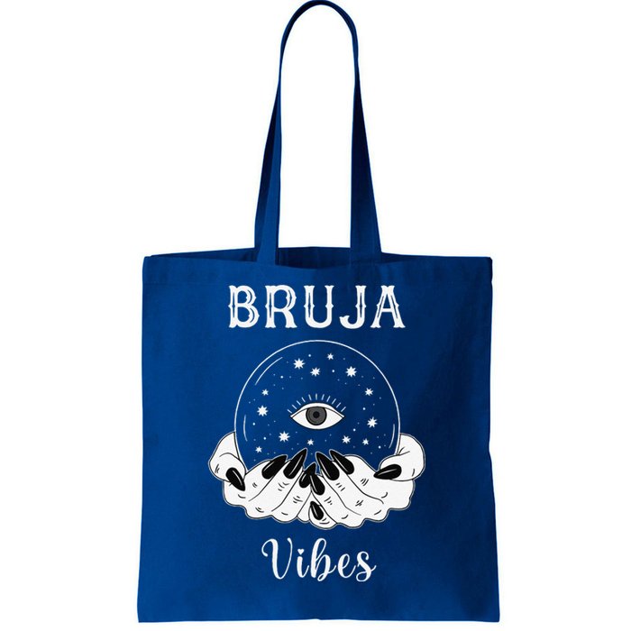 Bruja Vibes Mexican Dia De Muertos Halloween Bruja Tote Bag