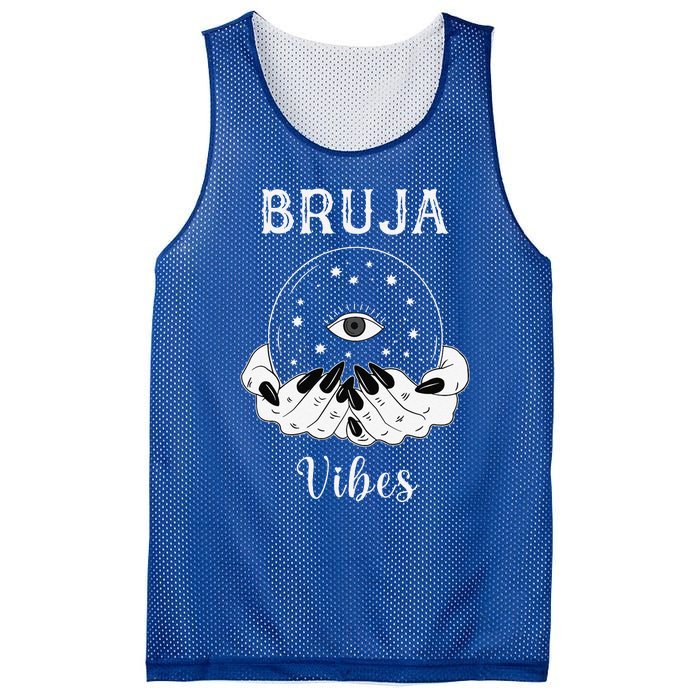 Bruja Vibes Mexican Dia De Muertos Halloween Bruja Mesh Reversible Basketball Jersey Tank