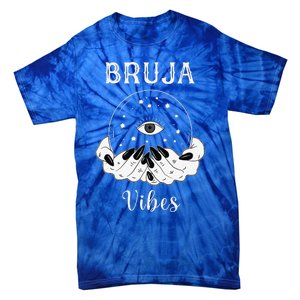 Bruja Vibes Mexican Dia De Muertos Halloween Bruja Tie-Dye T-Shirt