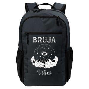 Bruja Vibes Mexican Dia De Muertos Halloween Bruja Daily Commute Backpack