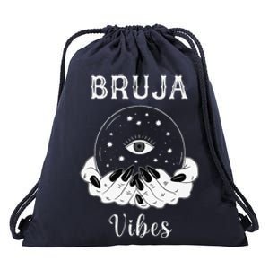 Bruja Vibes Mexican Dia De Muertos Halloween Bruja Drawstring Bag