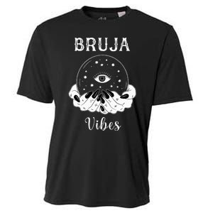 Bruja Vibes Mexican Dia de Muertos Halloween Bruja Cooling Performance Crew T-Shirt