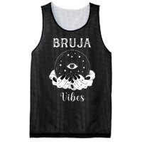 Bruja Vibes Mexican Dia de Muertos Halloween Bruja Mesh Reversible Basketball Jersey Tank