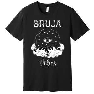 Bruja Vibes Mexican Dia de Muertos Halloween Bruja Premium T-Shirt