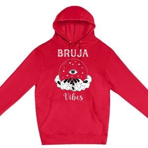 Bruja Vibes Mexican Dia de Muertos Halloween Bruja Premium Pullover Hoodie