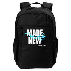 Bible Verse Made New Christian Baptism Christian Bible Daily Commute Backpack