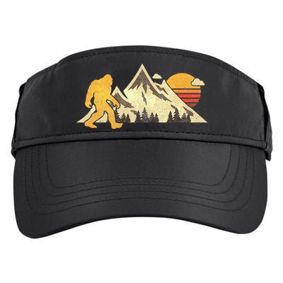 Bigfoot Vintage Mountain Sun Sasquatch Camping Hiking Adult Drive Performance Visor