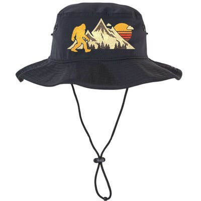 Bigfoot Vintage Mountain Sun Sasquatch Camping Hiking Bucket Hat
