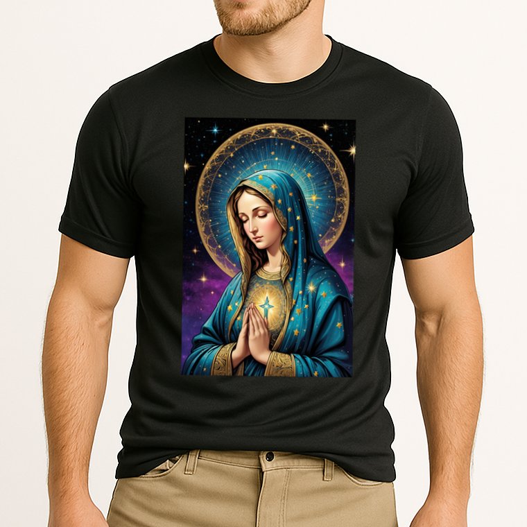 Blessed Virgin Mary Roman Catholic  Cooling Performance Crew T-Shirt