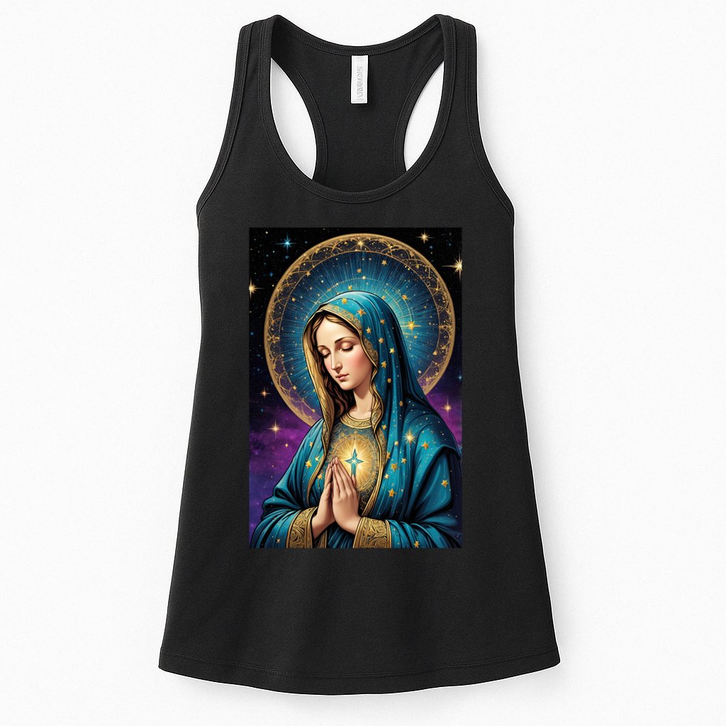 Blessed Virgin Mary Roman Catholic  Womens Tank Top