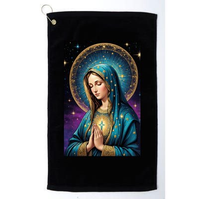 Blessed Virgin Mary Roman Catholic  Golf Towel