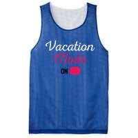 Beach Vacation Mode Tropical Vacation Mode On Gift Mesh Reversible Basketball Jersey Tank