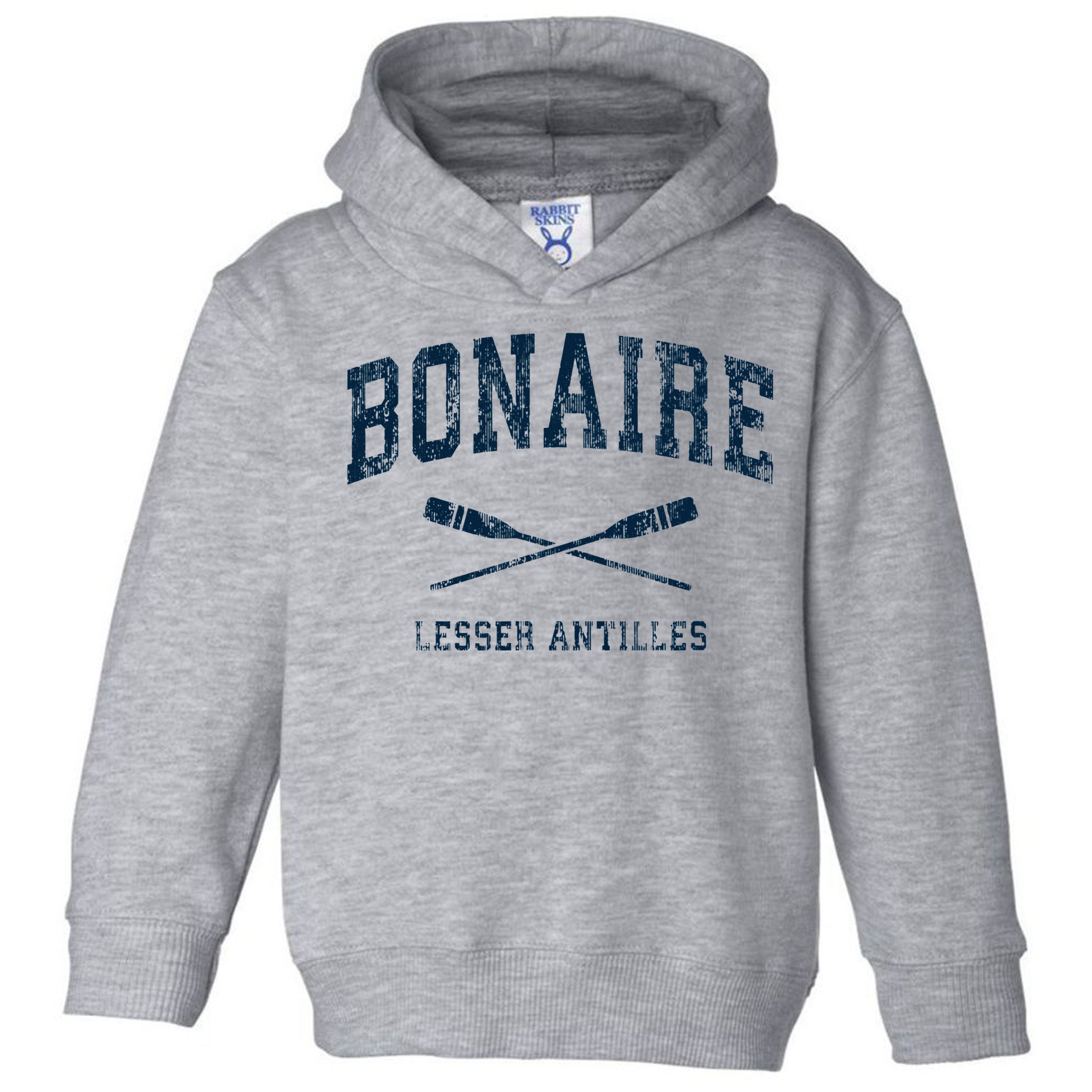 Bonaire Vintage Nautical Paddles Sports Oars Toddler Hoodie