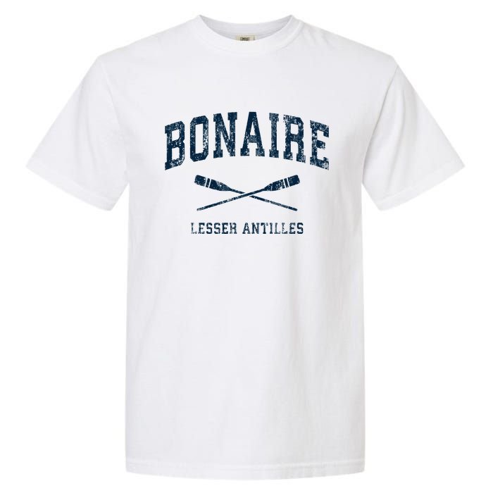 Bonaire Vintage Nautical Paddles Sports Oars Garment-Dyed Heavyweight T-Shirt