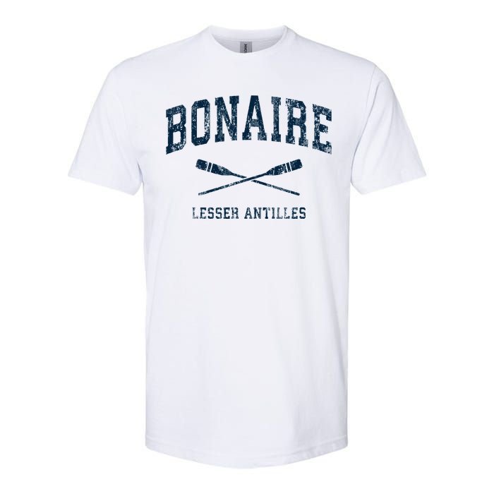 Bonaire Vintage Nautical Paddles Sports Oars Softstyle CVC T-Shirt