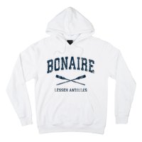 Bonaire Vintage Nautical Paddles Sports Oars Hoodie