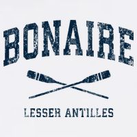 Bonaire Vintage Nautical Paddles Sports Oars Long Sleeve Shirt