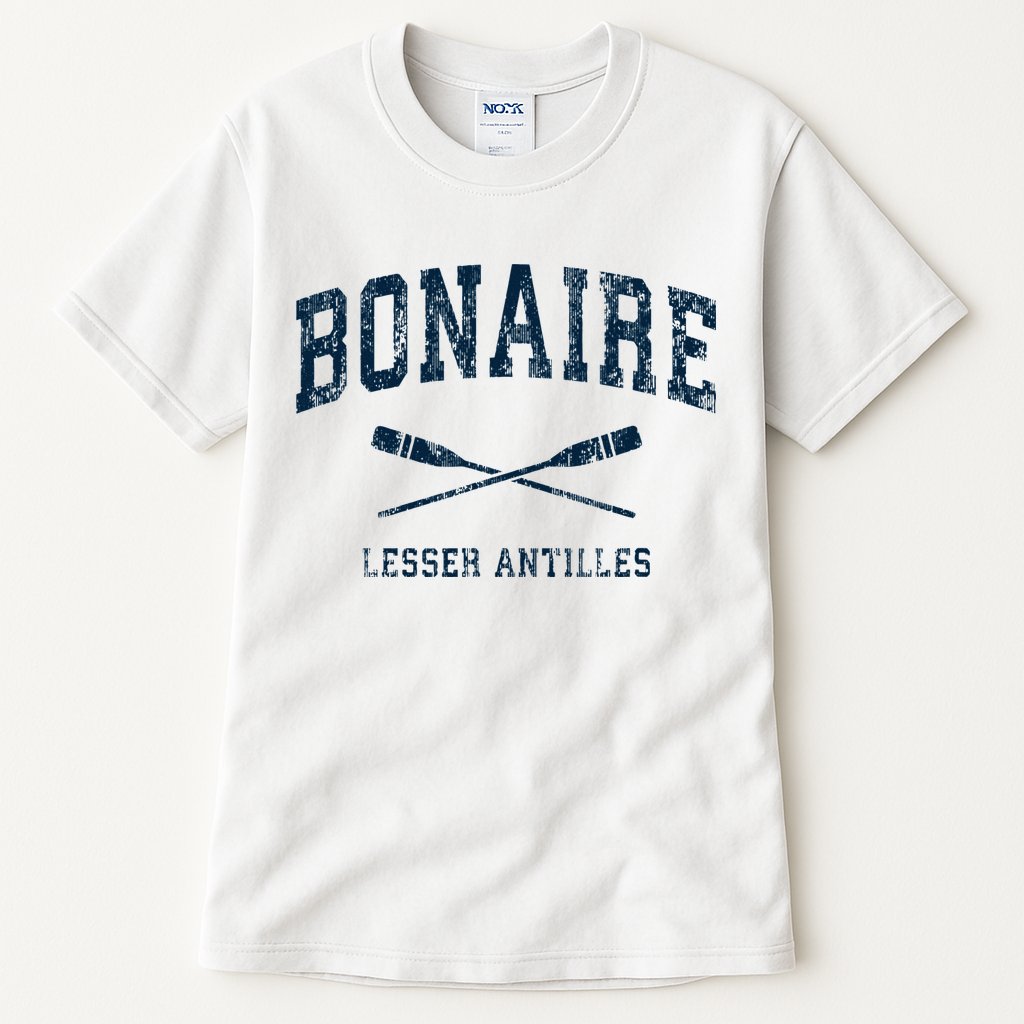 Bonaire Vintage Nautical Paddles Sports Oars Tall T-Shirt