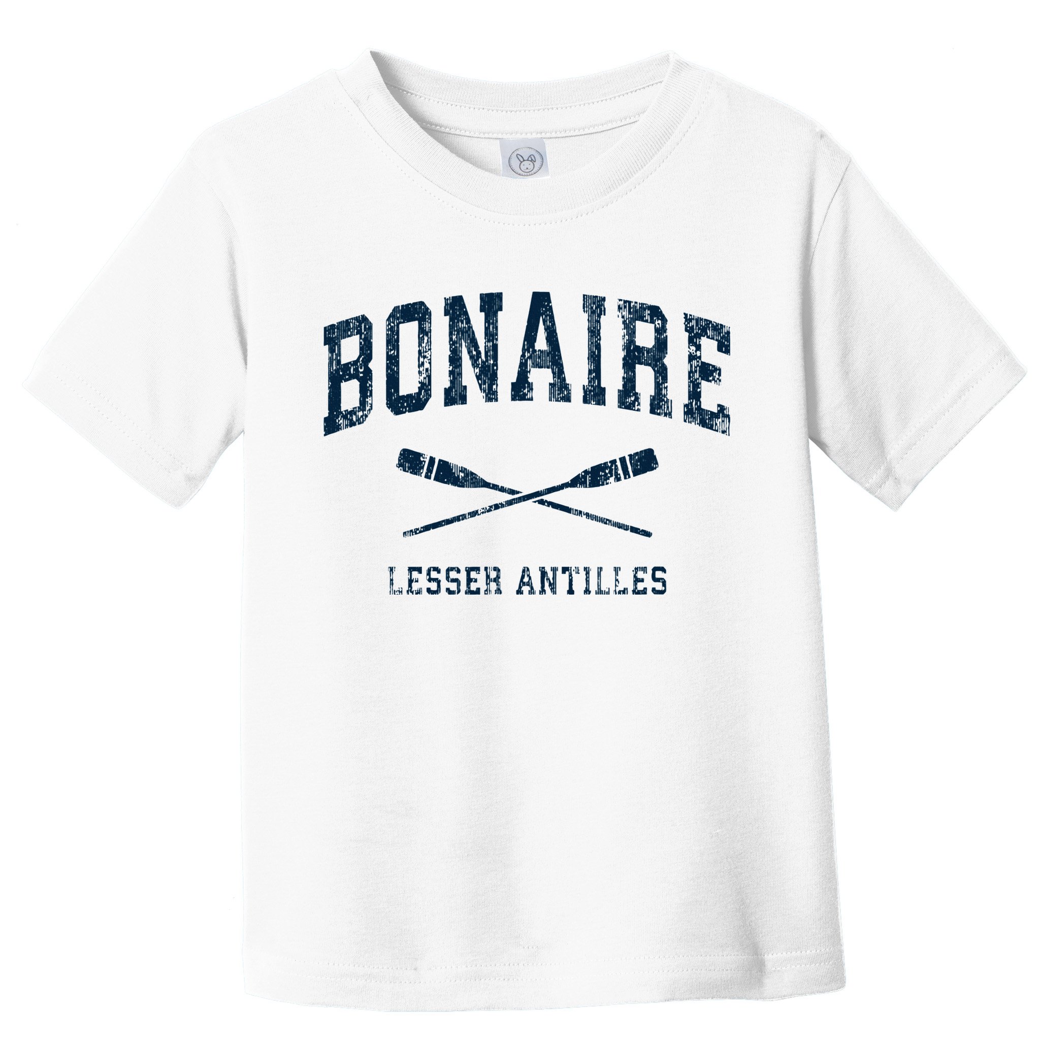 Bonaire Vintage Nautical Paddles Sports Oars Toddler T-Shirt