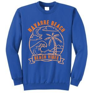 Beach Vibes Navarre Beach Summer Florida Tropical Surfing Great Gift Sweatshirt