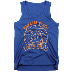 Beach Vibes Navarre Beach Summer Florida Tropical Surfing Great Gift Tank Top