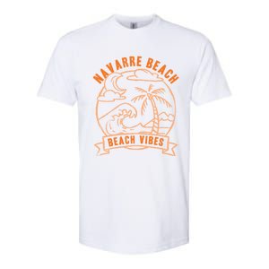 Beach Vibes Navarre Beach Summer Florida Tropical Surfing Great Gift Softstyle CVC T-Shirt