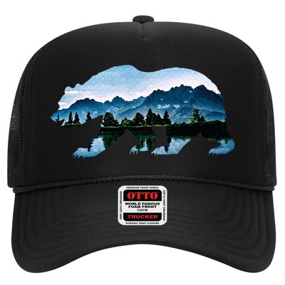 Bear Vintage National Park Bear Wildlife Mountains  Trucker Hat