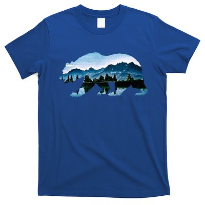 Bear Vintage National Park Bear Wildlife Mountains  T-Shirt