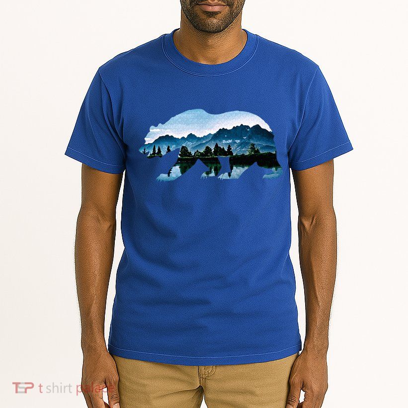 Bear Vintage National Park Bear Wildlife Mountains  Tall T-Shirt