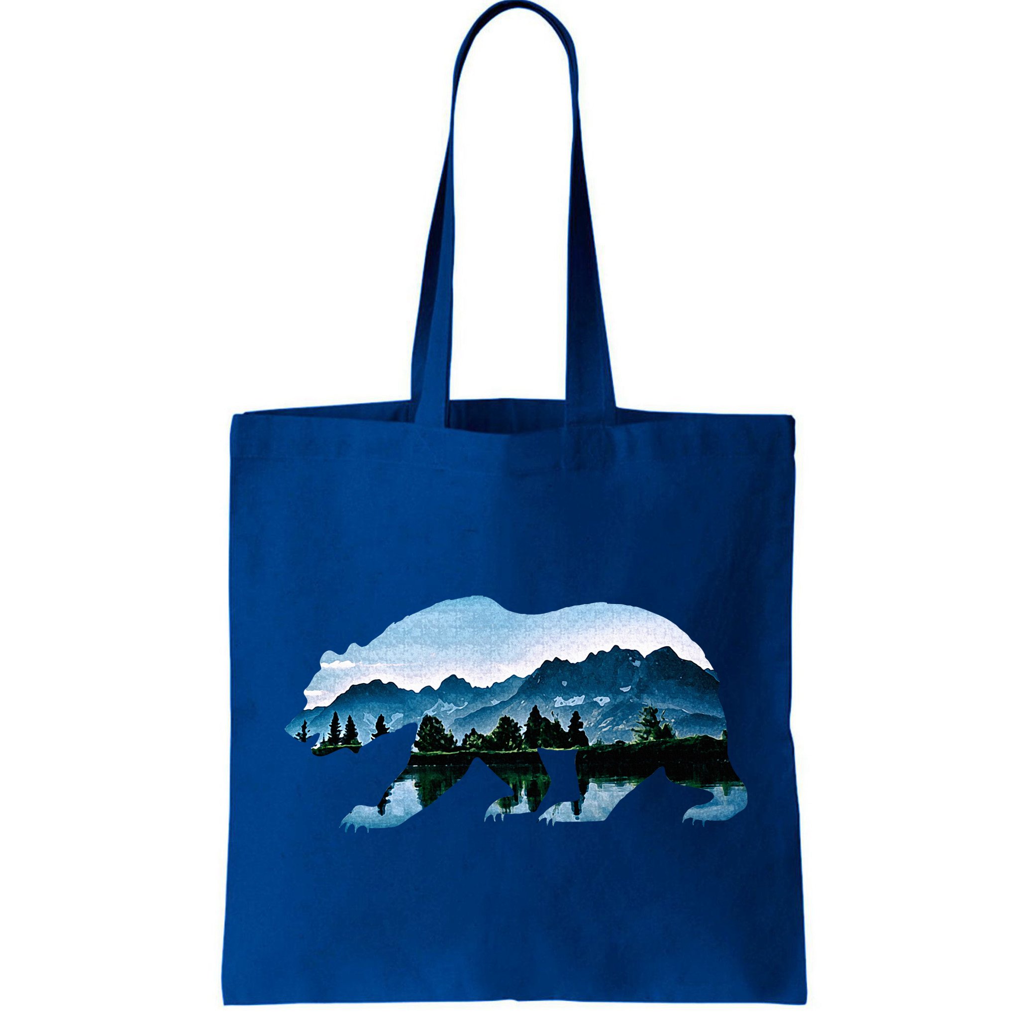 Bear Vintage National Park Bear Wildlife Mountains  Bag