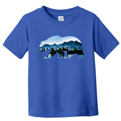 Bear Vintage National Park Bear Wildlife Mountains  Toddler T-Shirt