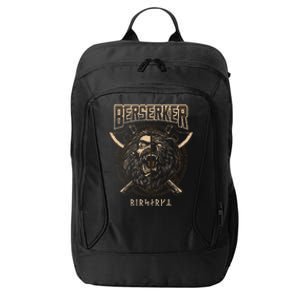 Berserker Viking Norse Pagan Bear Warrior City Backpack