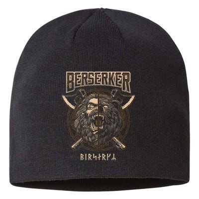 Berserker Viking Norse Pagan Bear Warrior Sustainable Beanie