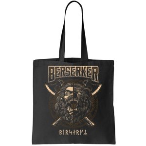 Berserker Viking Norse Pagan Bear Warrior Tote Bag