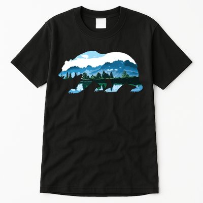 Bear Vintage National Park Bear Wildlife Mountains Tall T-Shirt