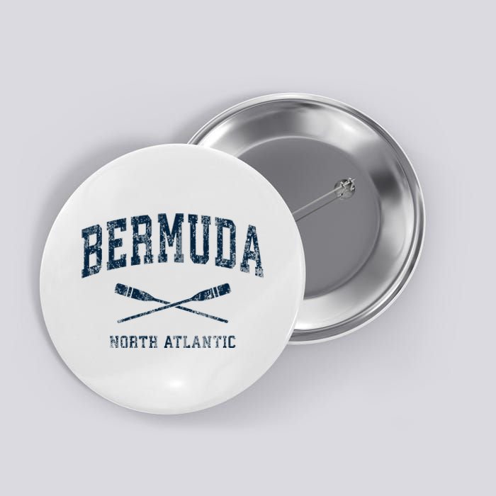 Bermuda Vintage Nautical Paddles Sports Oars Button