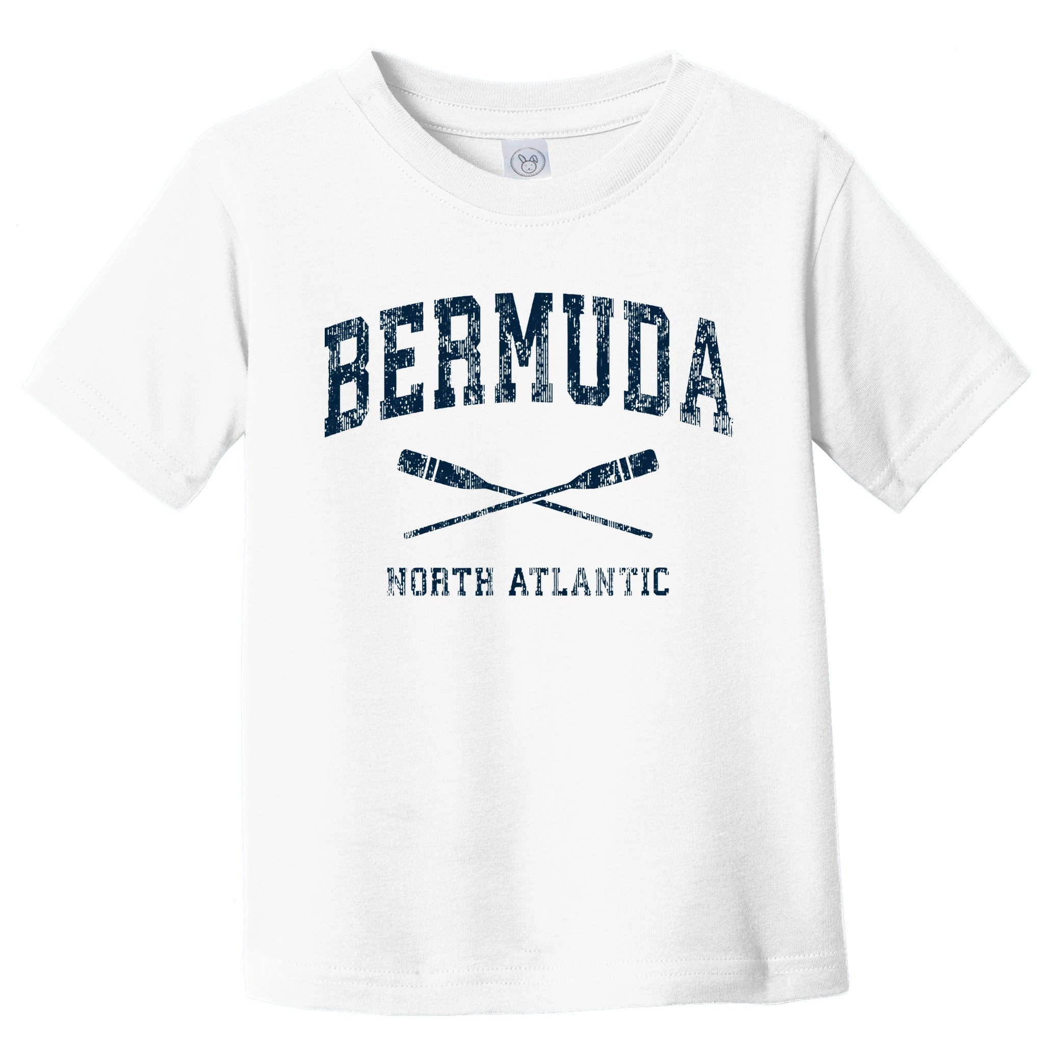 Bermuda Vintage Nautical Paddles Sports Oars Toddler T-Shirt