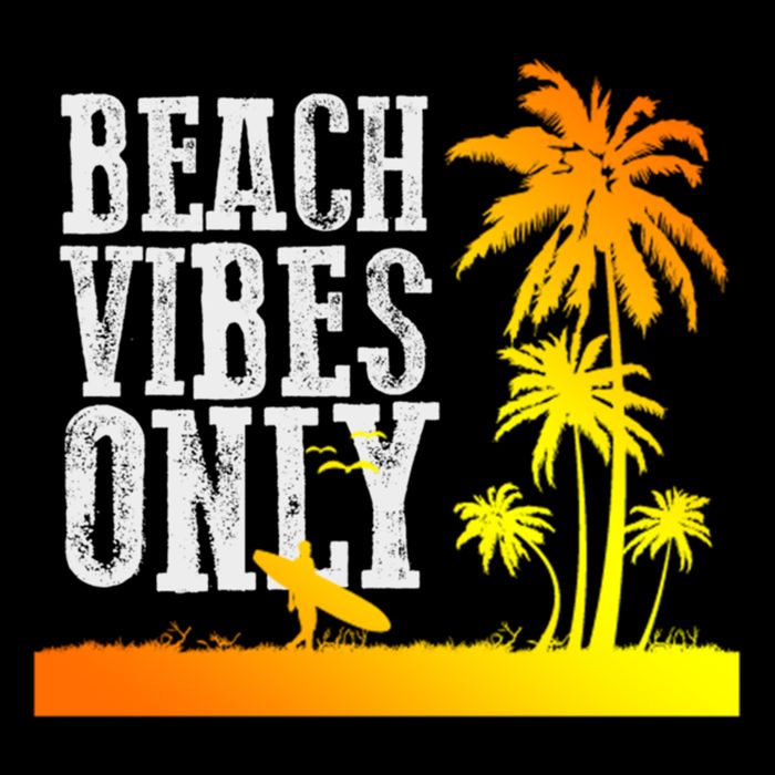 "Beach Vibes Only" Cool Relaxing Laid-Back Refreshing Meaningful Gift Valucap Bio-Washed Visor
