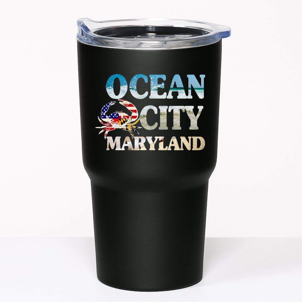 Beach Vacation Ocean City Maryland Tumbler