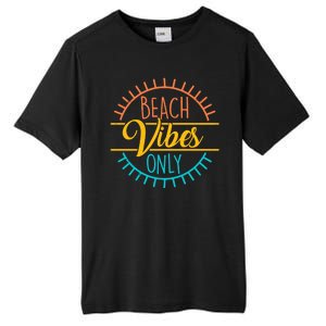 Beach Vibes Only Vacation Travel Tall Fusion ChromaSoft Performance T-Shirt