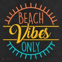 Beach Vibes Only Vacation Travel 11oz C Handle Ceramic Mug