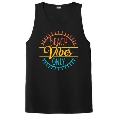 Beach Vibes Only Vacation Travel PosiCharge Competitor Tank