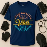 Beach Vibes Only Vacation Travel Cooling Performance Crew T-Shirt