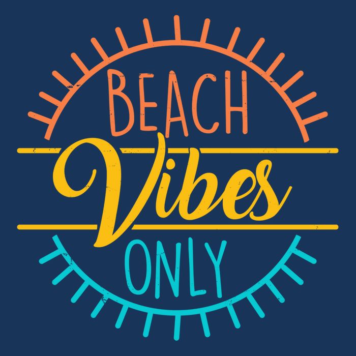 Beach Vibes Only Vacation Travel Cooling Performance Crew T-Shirt