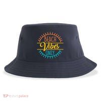 Beach Vibes Only Vacation Travel Sustainable Bucket Hat