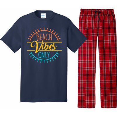 Beach Vibes Only Vacation Travel Pajama Set